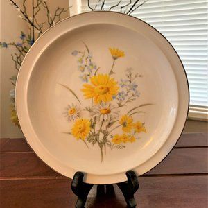 Marsh Marigold Fanci Florals Collection Japan Porcelain China Salad Plate 7.5 in